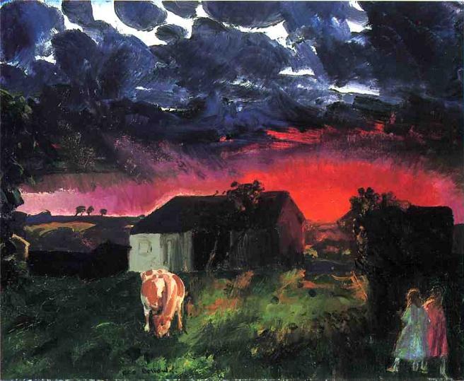 George Bellows Red Sun